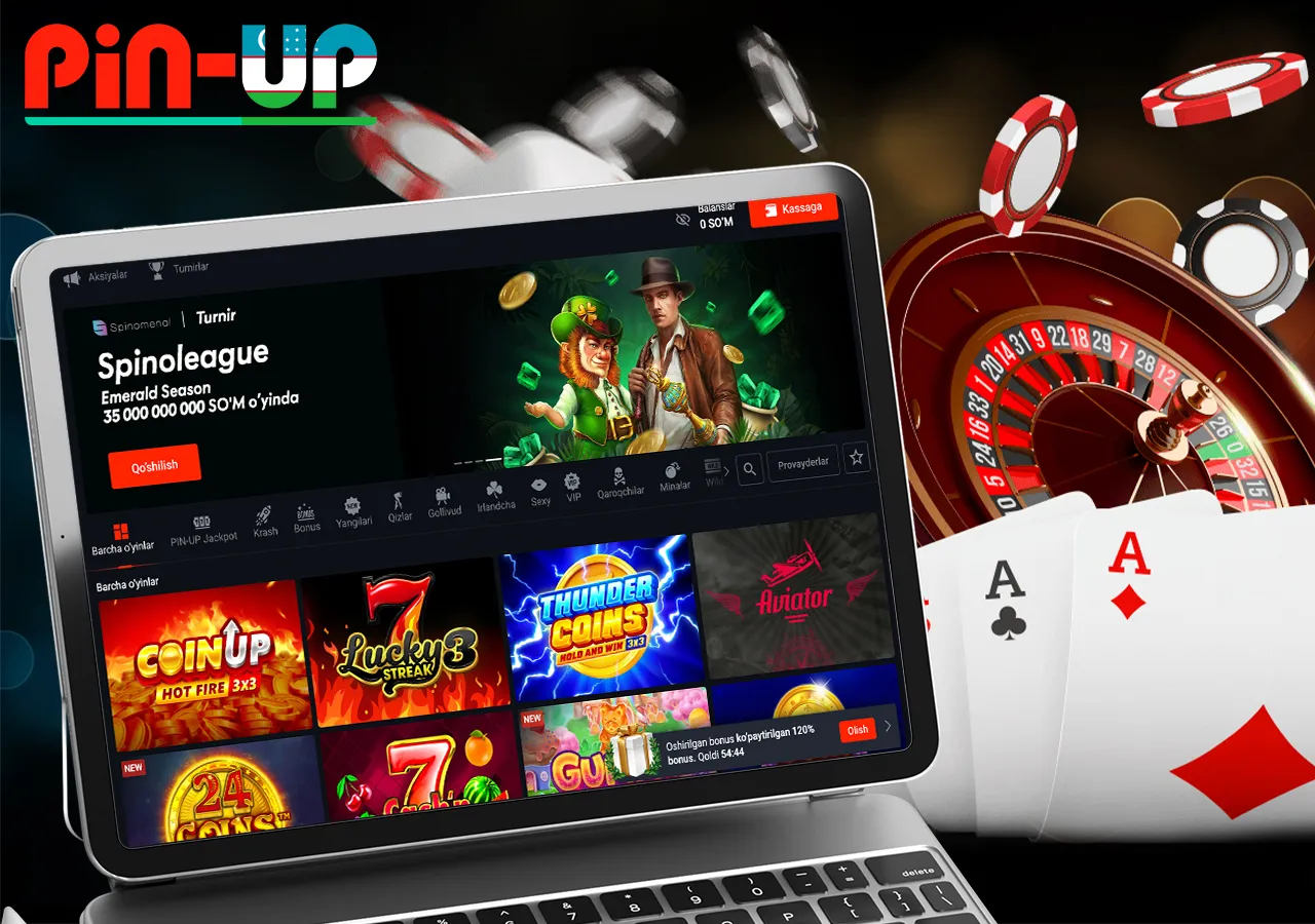 Turli kazino o'yinlarining tavsifi