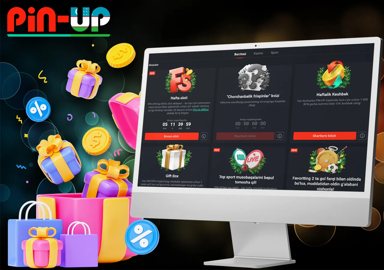 Yangi boshlanuvchilar va doimiy o'yinchilar uchun bonus va aktsiyadorlik dasturi