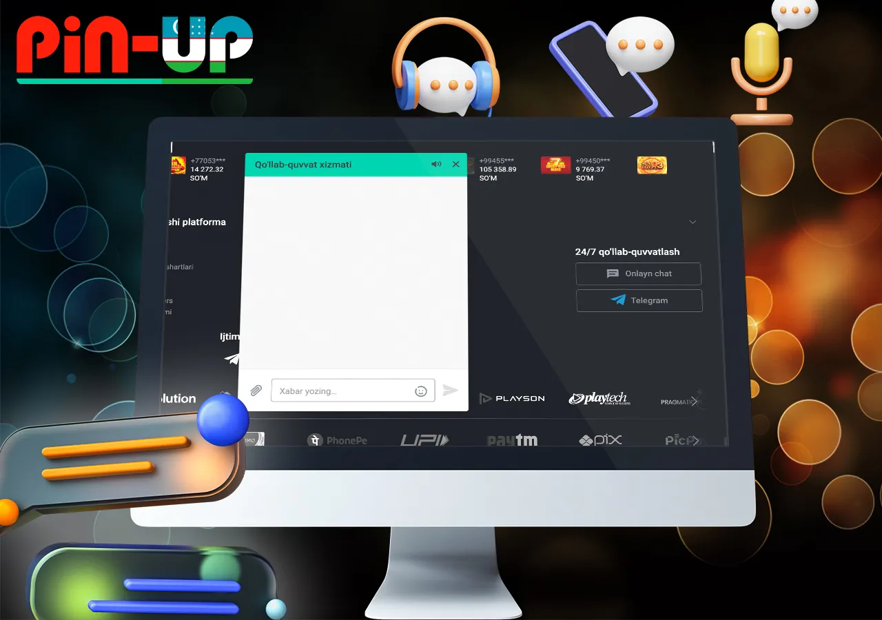 Pinupning sodiq mijozlarga xizmat ko'rsatish xizmati