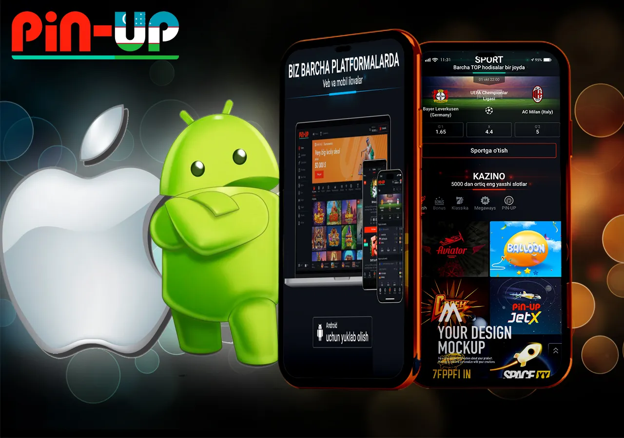 Telefonlar uchun qulay PinUp mobil ilovasi
